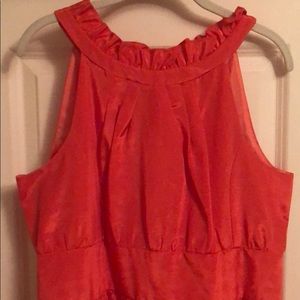 gorgeous coral coren moore bridesmaid dress sz 14